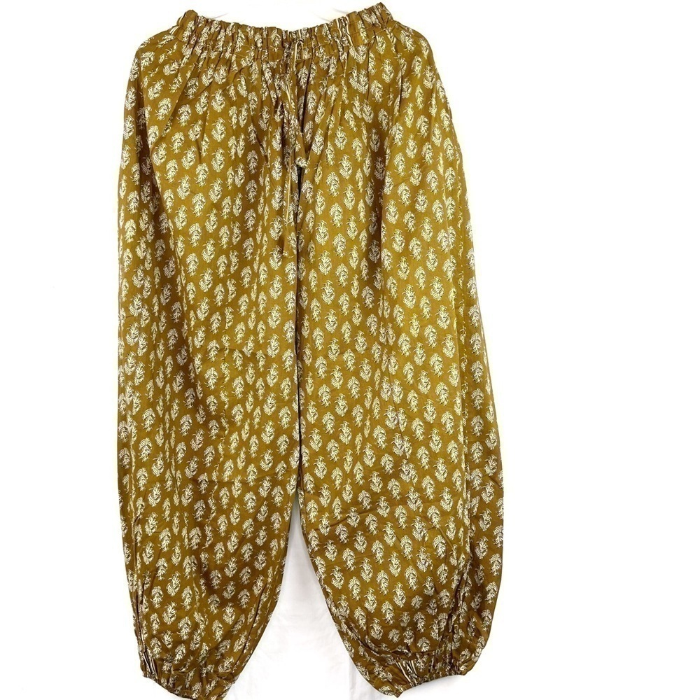 𝅺NEW- Extra Wide Leg Tribal Print Relax Fit Harem Jogger Palazzo Pajama Pants